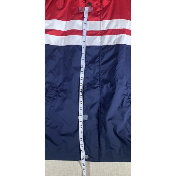 Brooks Brothers 346 Men's Red White Blue Rain Jacket Bomber Jacket - 2XL - Picture 3 of 10